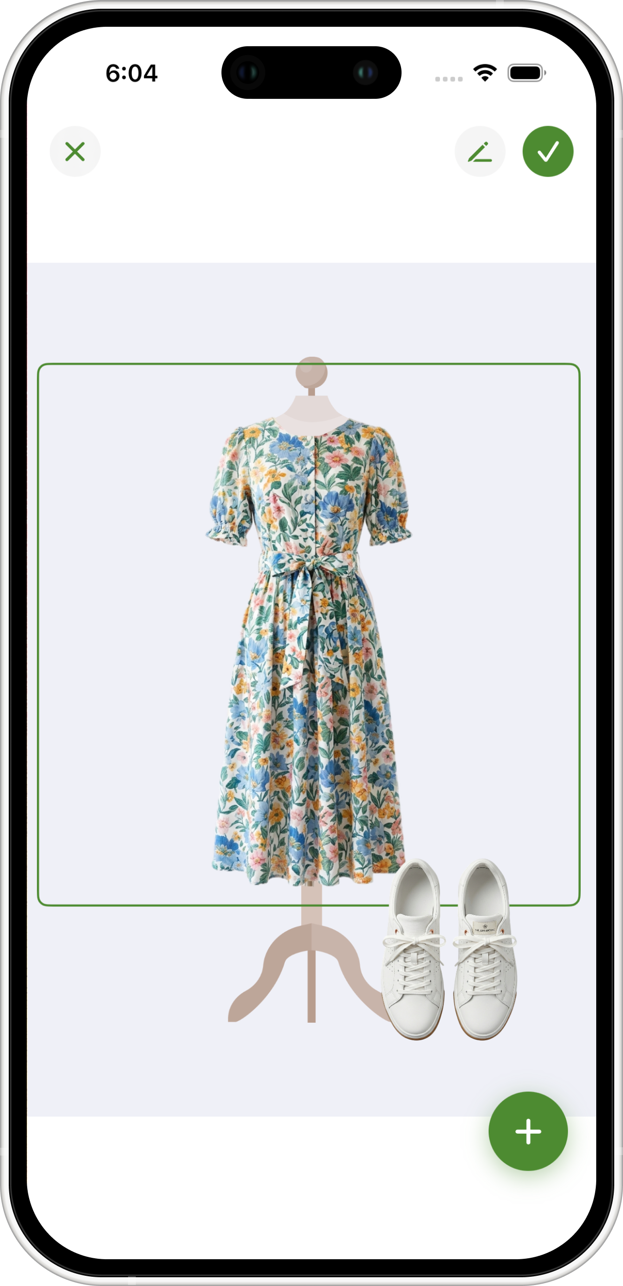 Outfit builder screen